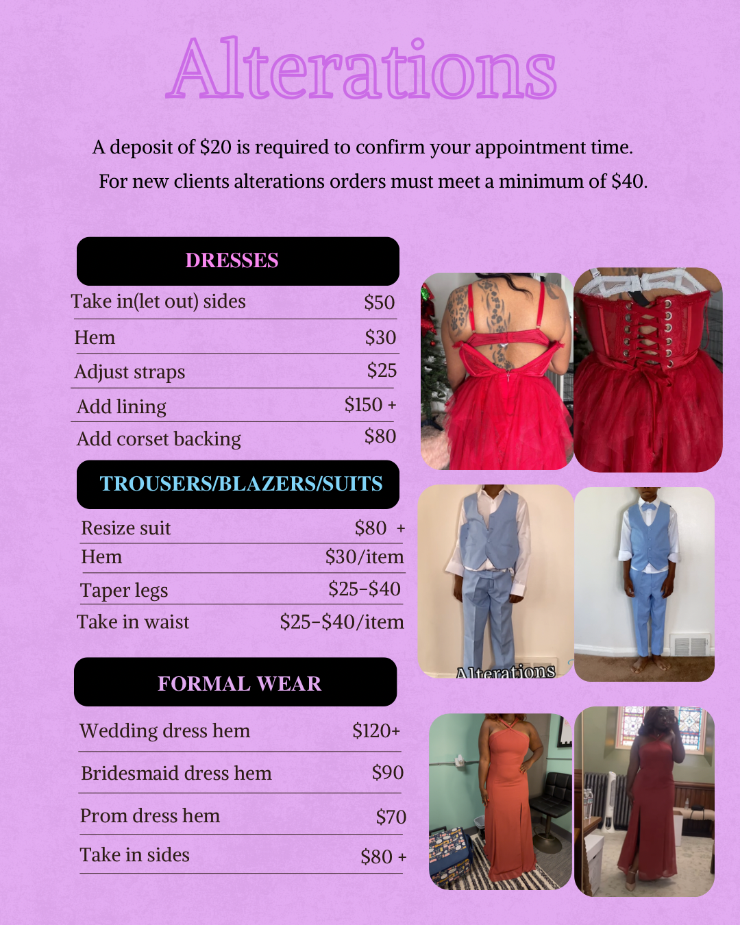 Tailoring & Alterations